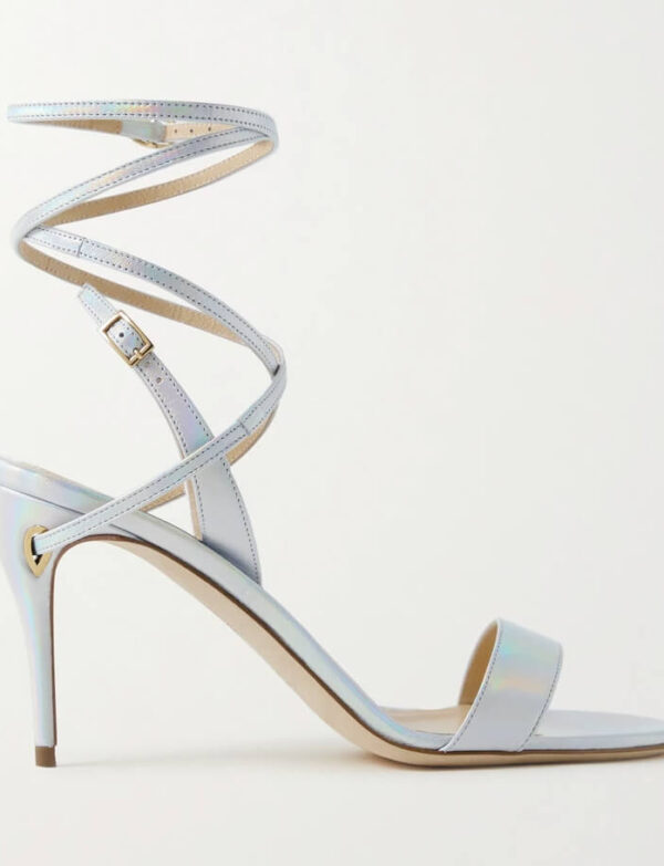 RAID Catherine block heeled sandals in white